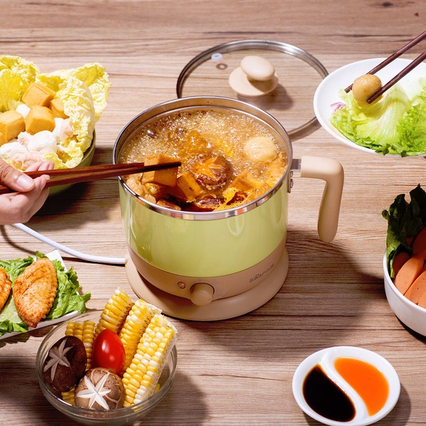 安家乐大容量2L电煮锅多