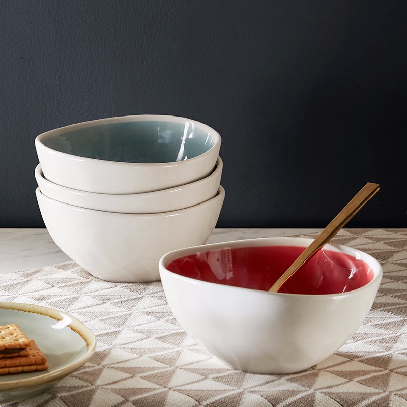 马卡龙陶瓷餐具日式韩式碗碟盘套装