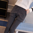 2015夏季薄款八九分裤 弹力小脚直筒女裤 大码显瘦彩色休闲裤